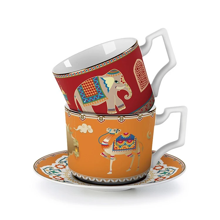 European Porcelain Tea Cup Saucer