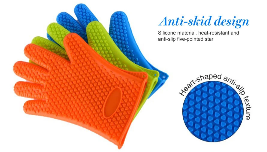heat resistant oven gloves with fingers------04 heat resistant oven gloves with fingers------04